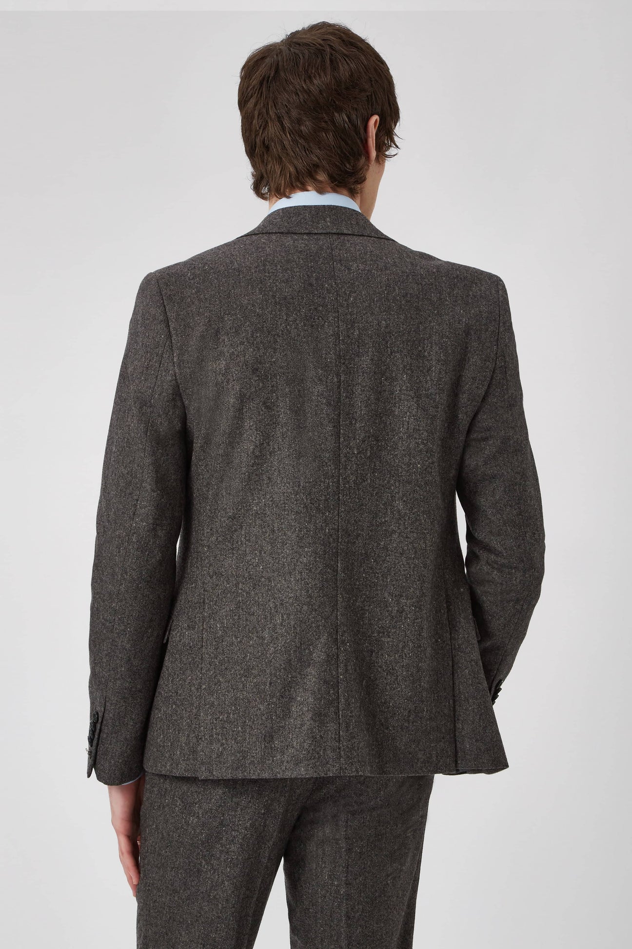 Shelby & Sons Uptown Wool 3pc Suit - Dark Grey