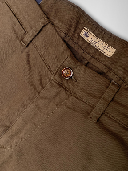 LCDN Slim Fitting Chino - Brown