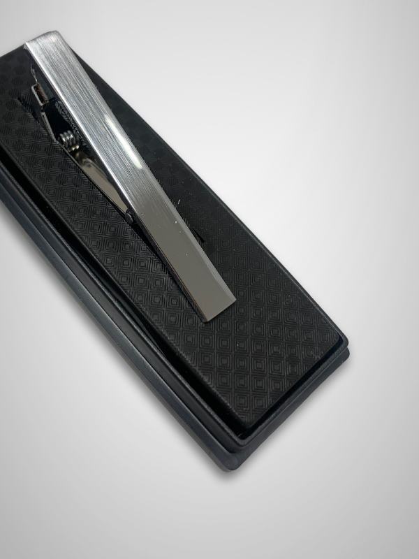 Plain Tie Bar - Silver