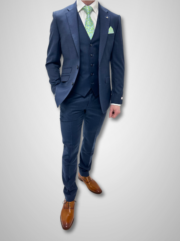 Premium 3pc Suit - Dark Blue