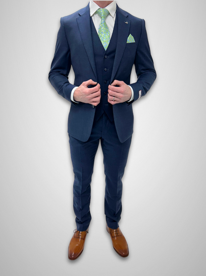 Premium 3pc Suit - Dark Blue