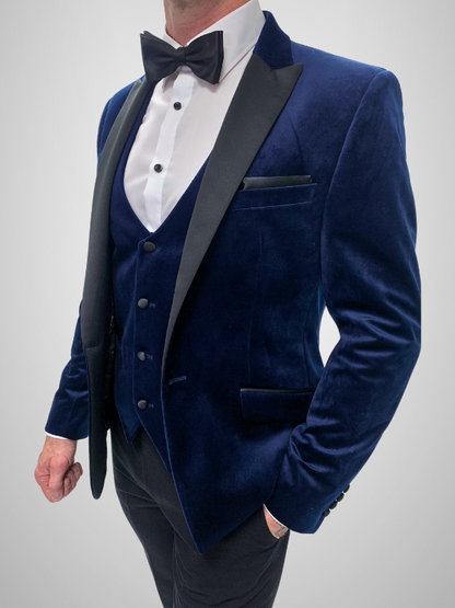 Velvet Tuxedo - Navy