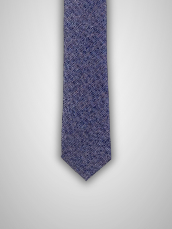 Melange Tie & Pocket Square - Lilac