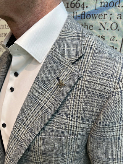 Herbie Frogg Blazer - Blue Check