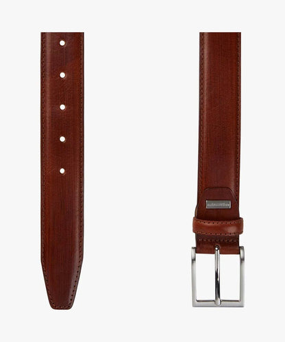 Profuomo Leather Belt - Cognac