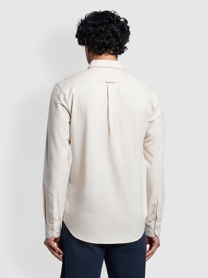 Farah Brewer Long Sleeves BD Shirt - Fog